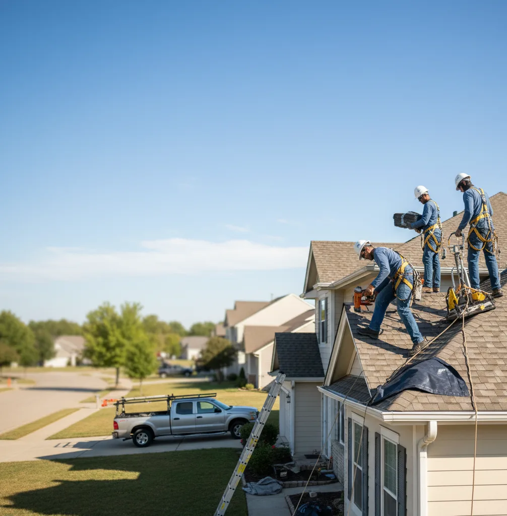 Roof Repair in Round O